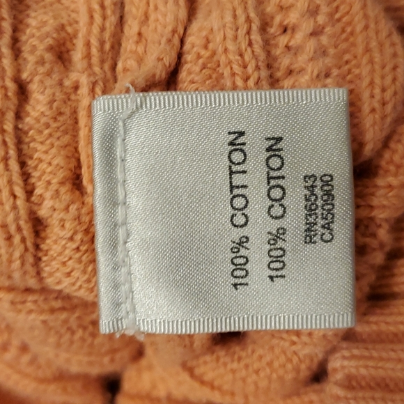 Van Heusen peach long sleeve v-neck sweater - Picture 8 of 8